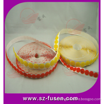 Double Sided Round DOT-Shaped Velcro Self Adhesive Tapes